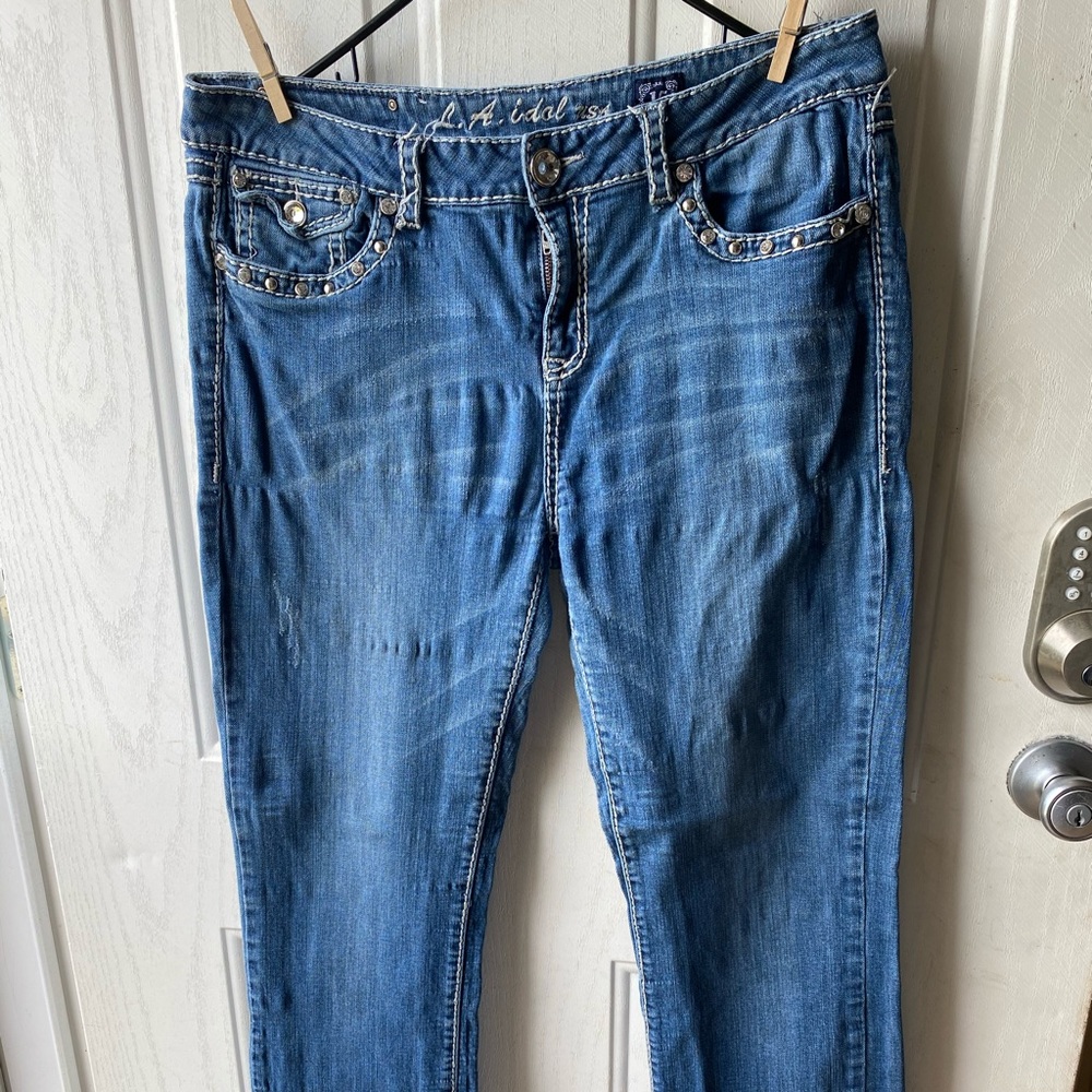 L A Idol size 15 bootcut jeans